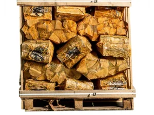 Brennholz 40 Säcke Erlenholz – 2 m3 – 25 cm