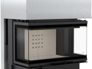 Kratki NBC 680/280 – Kamineinsatz 7 kW mit Schiebetür (Guillotine) und dreiseitiger Verglasung