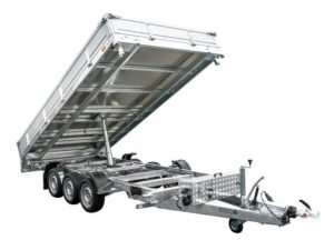 3-ACHS-HYDRAULIK-KIPPANHÄNGER 400×200 UNITRAILER TASKER 400/3C 3500 KG