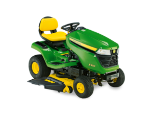 JOHN DEERE X350 Aufsitzmäher mit Seitenauswurf