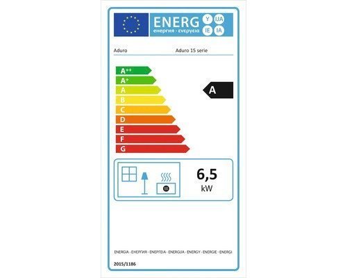 Aduro Kaminofen 15-2 – Stahl Schwarz, 6,5 kW, mit Holzfach – Bild 5