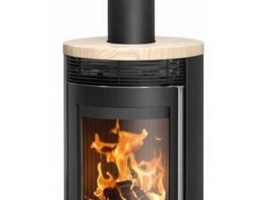 Oranier Kaminofen Rota Top 2.0 – 5,5 kW mit Sandstein-Abdeckung