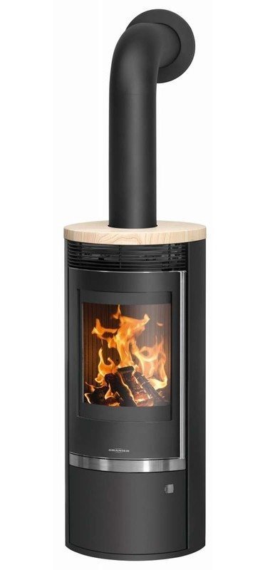 Oranier Kaminofen Rota Top 2.0 – 5,5 kW mit Sandstein-Abdeckung