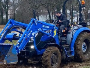 Solis S50, Allradantrieb, XL-Wendegetriebe, mit Frontlader